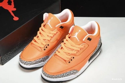 3 RETRO JORDAN "ORANGE" AIR CT8532-801 1018